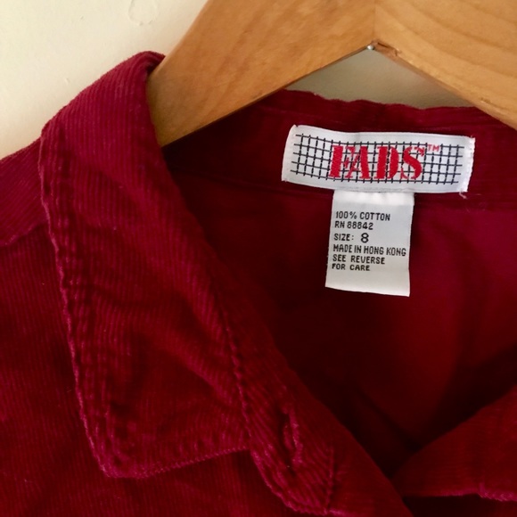 Vintage corduroy button up dress with pockets! - Picture 4 of 5